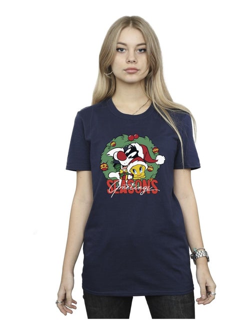Looney Tunes - T-shirt SEASONS GREETINGS - Kiabi
