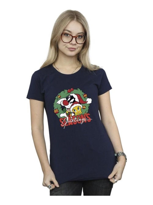 Looney Tunes - T-shirt SEASONS GREETINGS - Kiabi