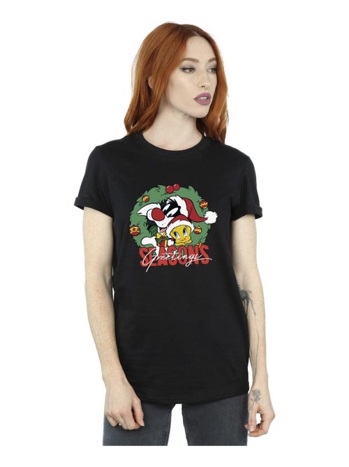 Looney Tunes - T-shirt SEASONS GREETINGS - Kiabi