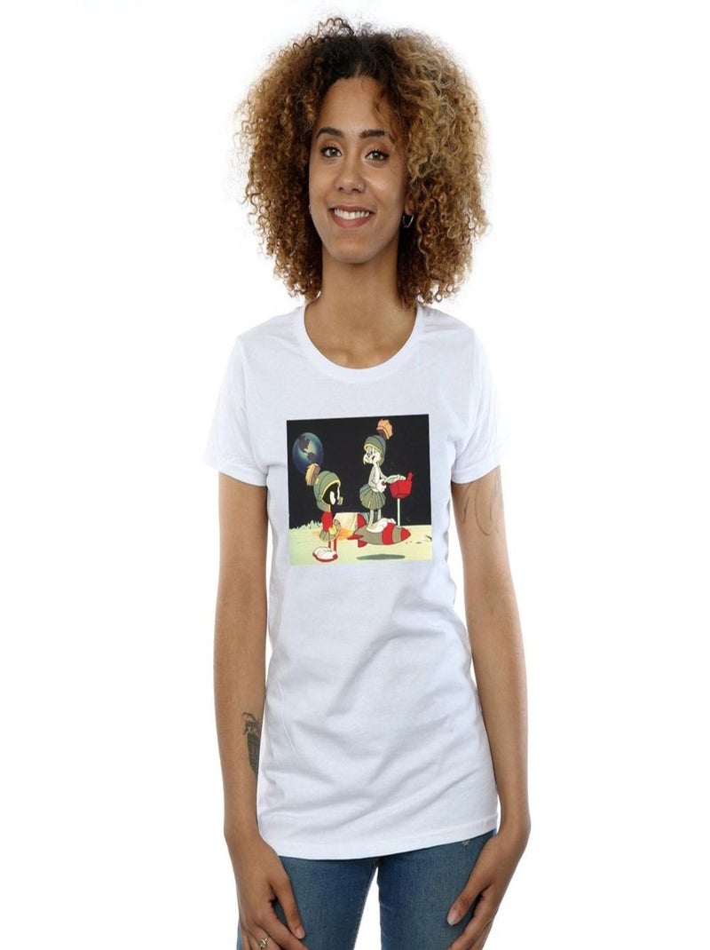 Looney Tunes - T-shirt SPACED Blanc - Kiabi