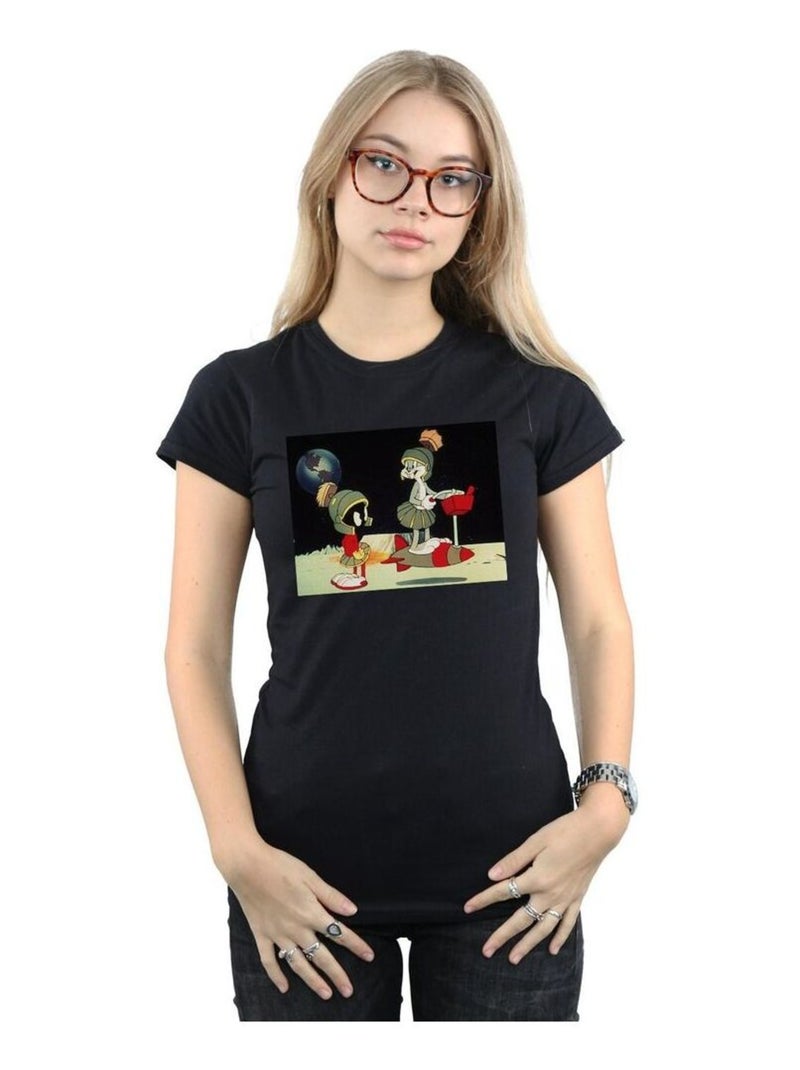 Looney Tunes - T-shirt SPACED Noir - Kiabi