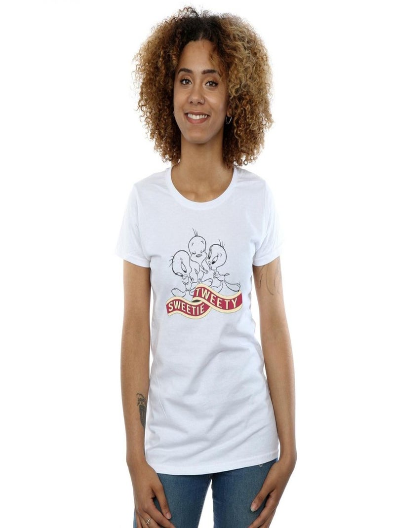 Looney Tunes - T-shirt SWEETIE Blanc - Kiabi