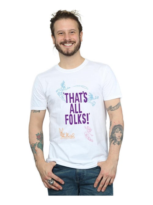 Looney Tunes - T-shirt THAT'S ALL FOLKS - Kiabi