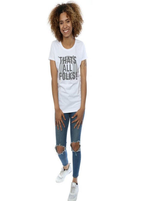 Looney Tunes - T-shirt THAT'S ALL FOLKS - Kiabi Looney Tunes - T-shirt THAT'S ALL FOLKS - Kiabi