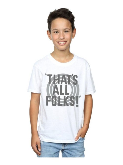 Looney Tunes - T-shirt THAT'S ALL FOLKS - Kiabi