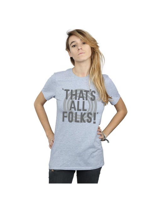 Looney Tunes - T-shirt THAT'S ALL FOLKS - Kiabi Looney Tunes - T-shirt THAT'S ALL FOLKS - Kiabi