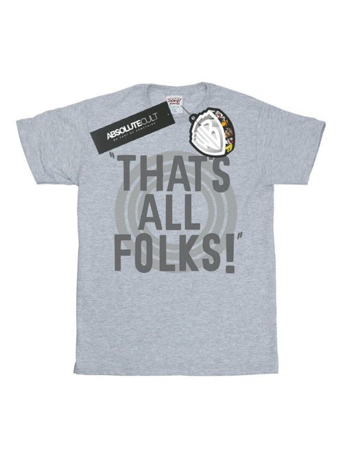 Looney Tunes - T-shirt THAT'S ALL FOLKS - Kiabi