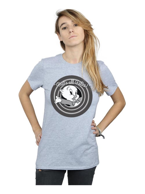 Looney Tunes - T-shirt THAT´S ALL FOLKS - Kiabi