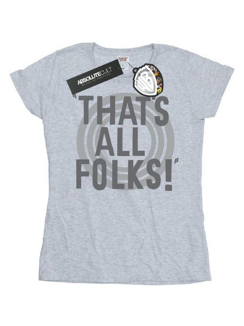 Looney Tunes - T-shirt THAT'S ALL FOLKS - Kiabi Looney Tunes - T-shirt THAT'S ALL FOLKS - Kiabi