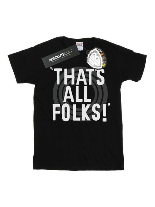 Looney Tunes - T-shirt THAT'S ALL FOLKS - Kiabi