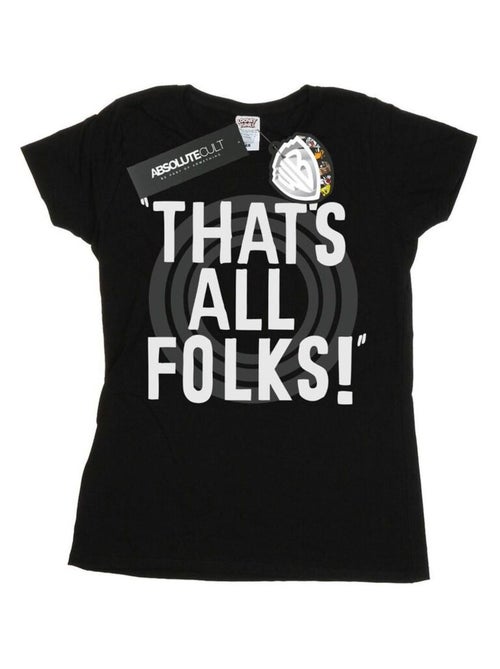 Looney Tunes - T-shirt THAT'S ALL FOLKS - Kiabi