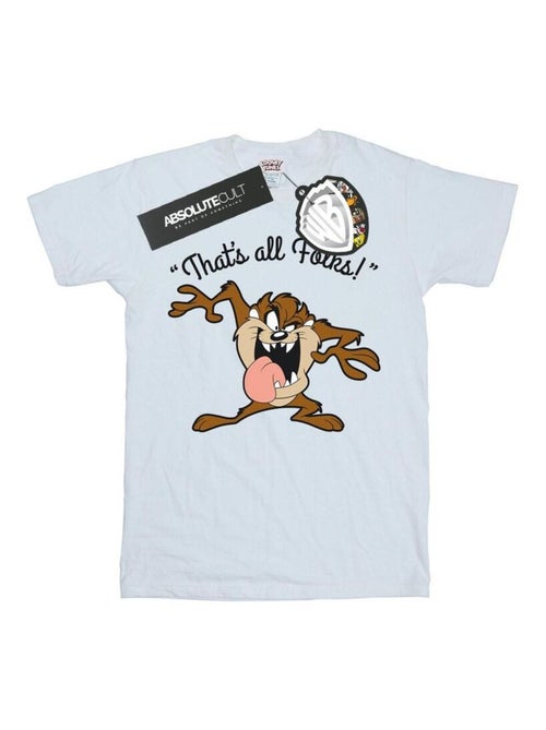 Looney Tunes - T-shirt THAT´S ALL FOLKS (Taz) - Kiabi