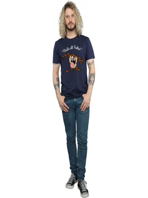 Looney Tunes - T-shirt THAT´S ALL FOLKS (Taz) - Kiabi