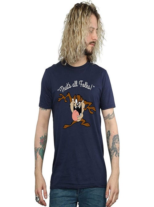 Looney Tunes - T-shirt THAT´S ALL FOLKS (Taz) - Kiabi