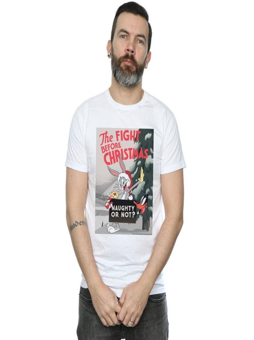 Looney Tunes - T-shirt THE FIGHT BEFORE CHRISTMAS - Kiabi