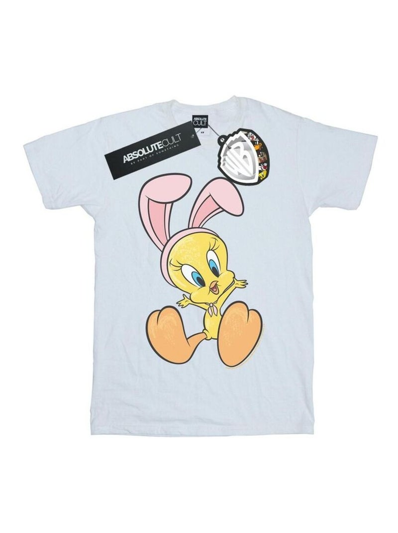 Looney Tunes - T-shirt TWEETY PIE BUNNY EARS Blanc - Kiabi