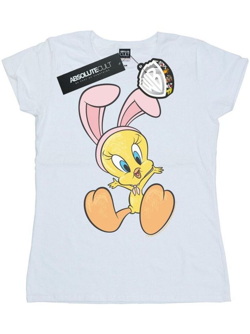 Looney Tunes - T-shirt TWEETY PIE BUNNY EARS Blanc - Kiabi