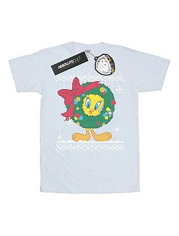Looney Tunes - T-shirt TWEETY PIE CHRISTMAS FAIR ISLE