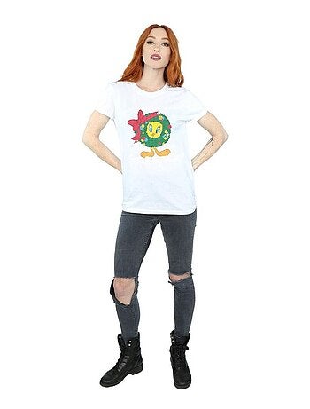 Looney Tunes - T-shirt TWEETY PIE CHRISTMAS FAIR ISLE