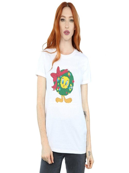 Looney Tunes - T-shirt TWEETY PIE CHRISTMAS FAIR ISLE - Kiabi
