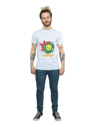 Looney Tunes - T-shirt TWEETY PIE CHRISTMAS FAIR ISLE