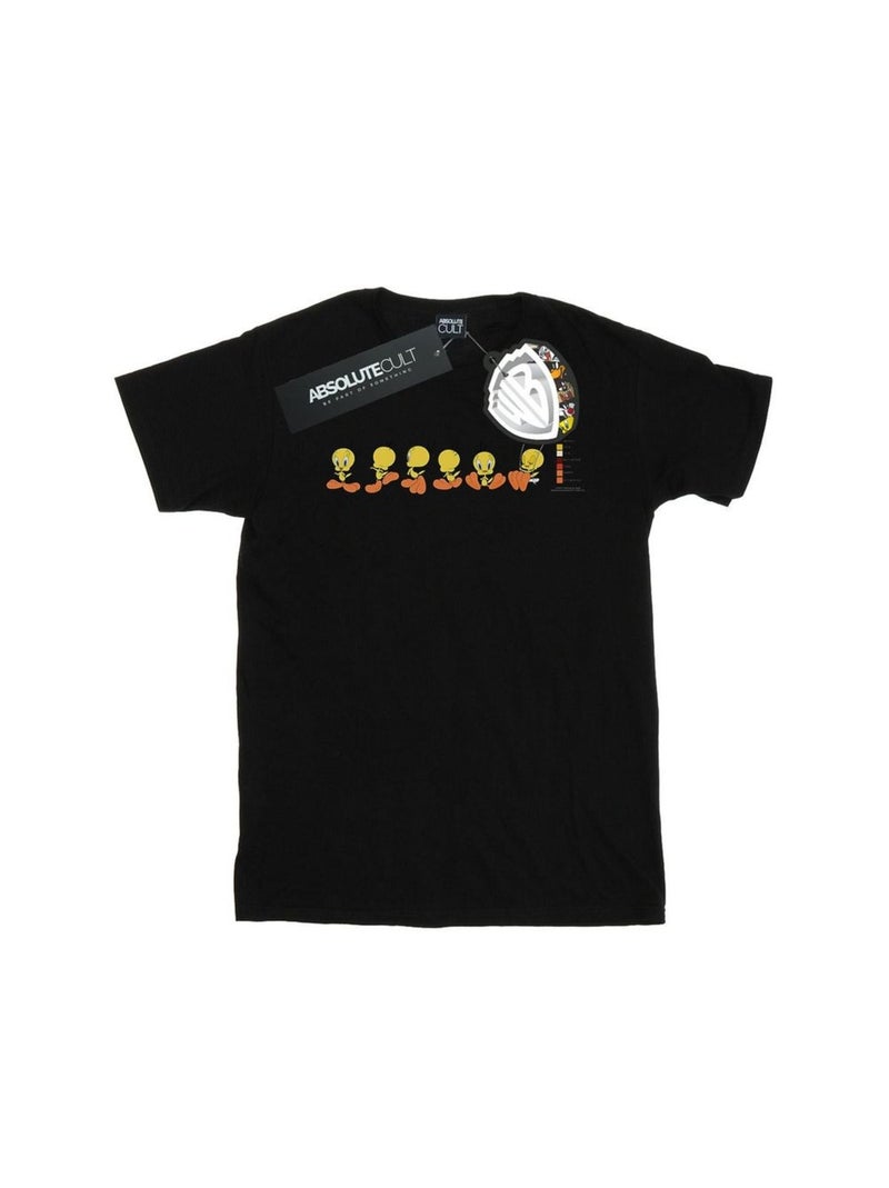 Looney Tunes - T-shirt TWEETY PIE COLOUR CODE Noir - Kiabi