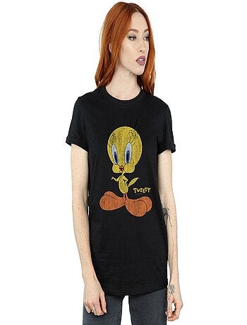 Looney Tunes - T-shirt TWEETY PIE DISTRESSED