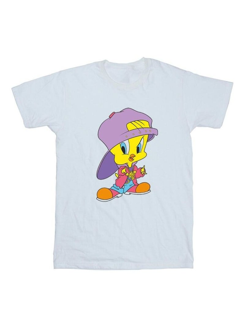 Looney Tunes - T-shirt TWEETY PIE HIP HOP Blanc - Kiabi