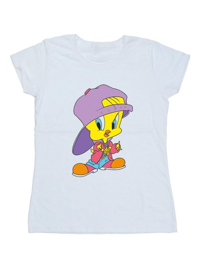 Looney Tunes - T-shirt TWEETY PIE HIP HOP Blanc - Kiabi