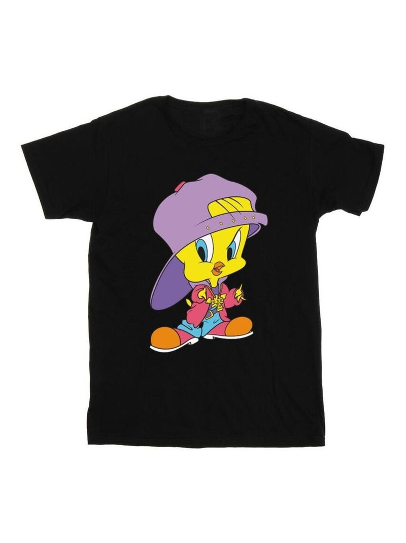Looney Tunes - T-shirt TWEETY PIE HIP HOP Noir - Kiabi