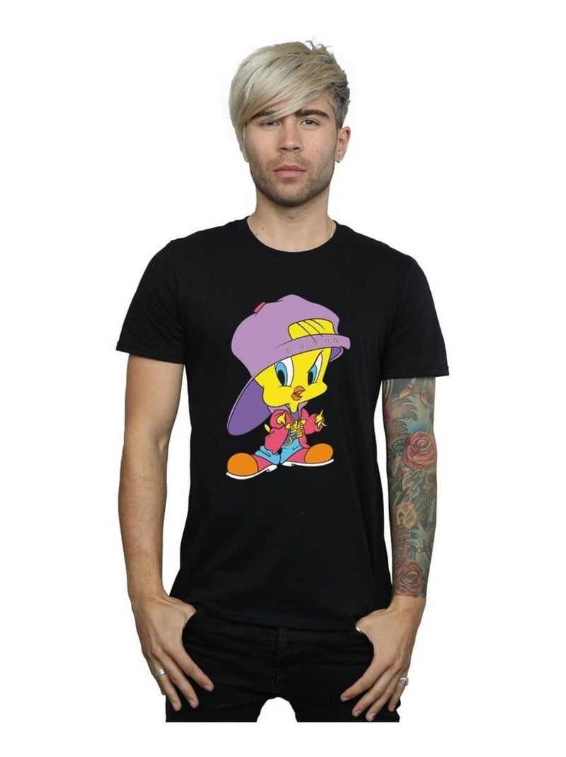 Looney Tunes - T-shirt TWEETY PIE HIP HOP Noir - Kiabi