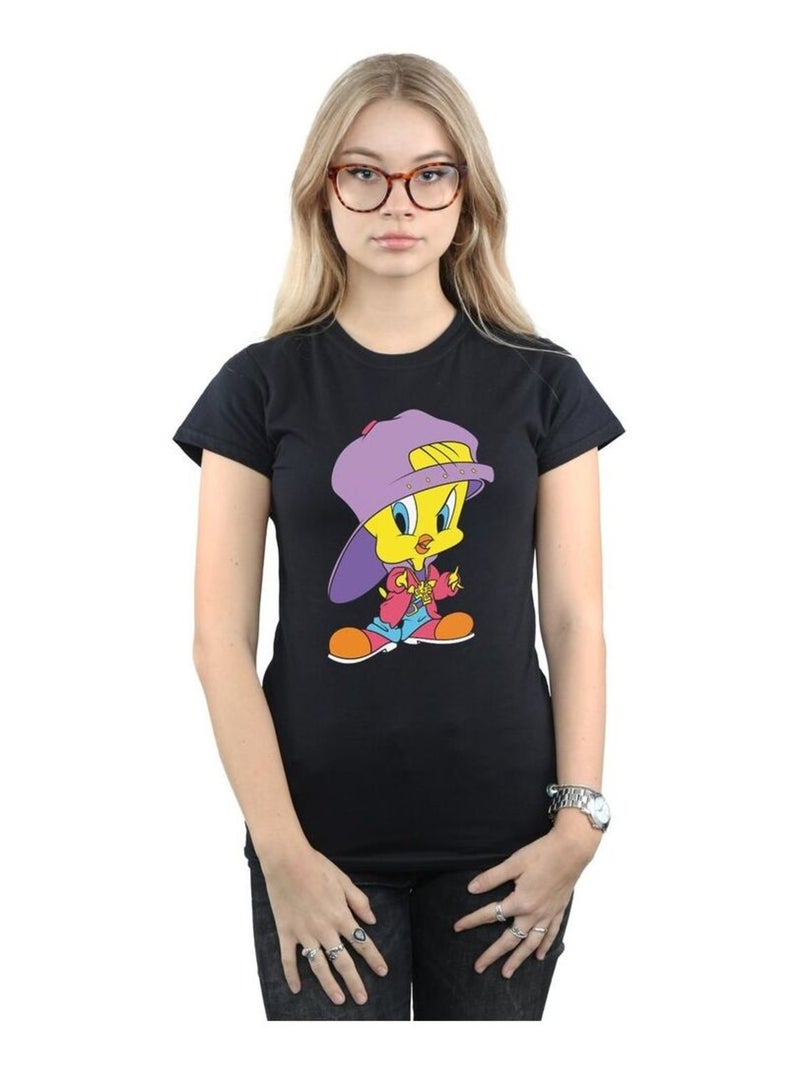 Looney Tunes - T-shirt TWEETY PIE HIP HOP Noir - Kiabi