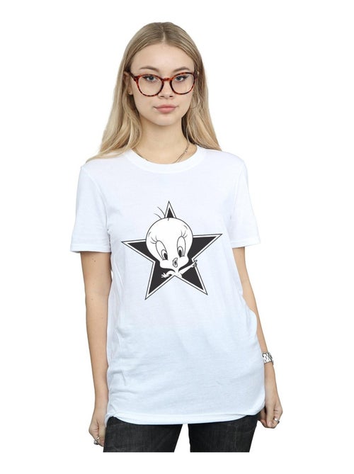 Looney Tunes - T-shirt TWEETY PIE MONO STAR - Kiabi