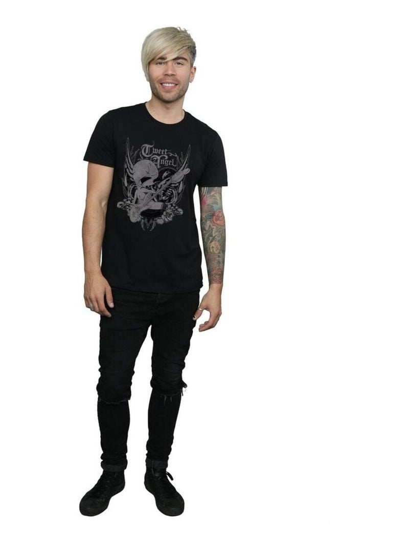 Looney Tunes - T-shirt TWEETY PIE ROCK Noir - Kiabi