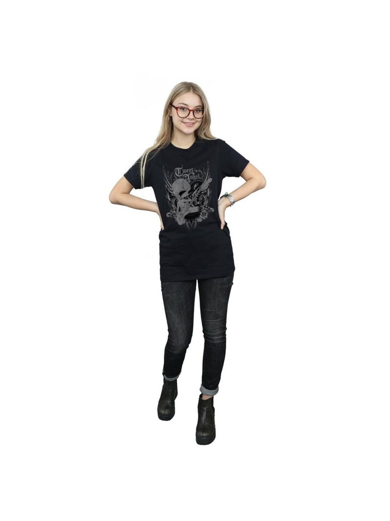 Looney Tunes - T-shirt TWEETY PIE ROCK Noir - Kiabi