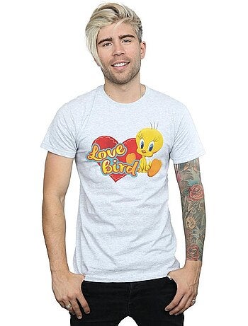 Looney Tunes - T-shirt TWEETY PIE VALENTINE'S DAY LOVE BIRD