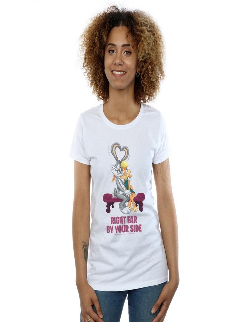 Looney Tunes - T-shirt VALENTINE'S CUDDLE Blanc - Kiabi
