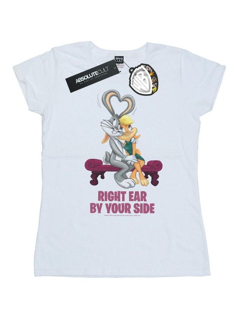 Looney Tunes - T-shirt VALENTINE'S CUDDLE Blanc - Kiabi