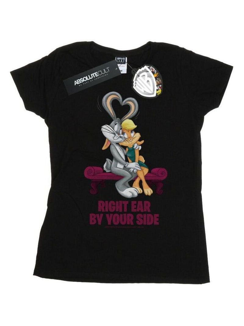 Looney Tunes - T-shirt VALENTINE'S CUDDLE Noir - Kiabi
