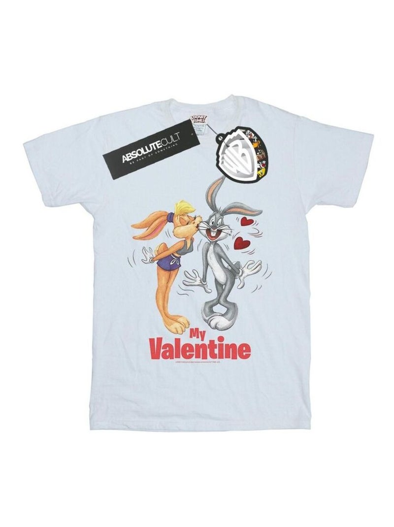 Looney Tunes - T-shirt VALENTINE'S DAY Blanc - Kiabi