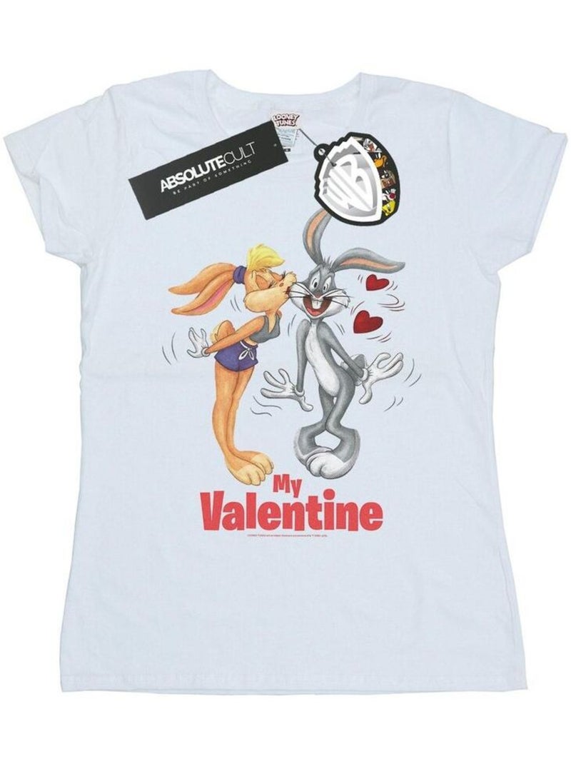 Looney Tunes - T-shirt VALENTINE'S DAY Blanc - Kiabi