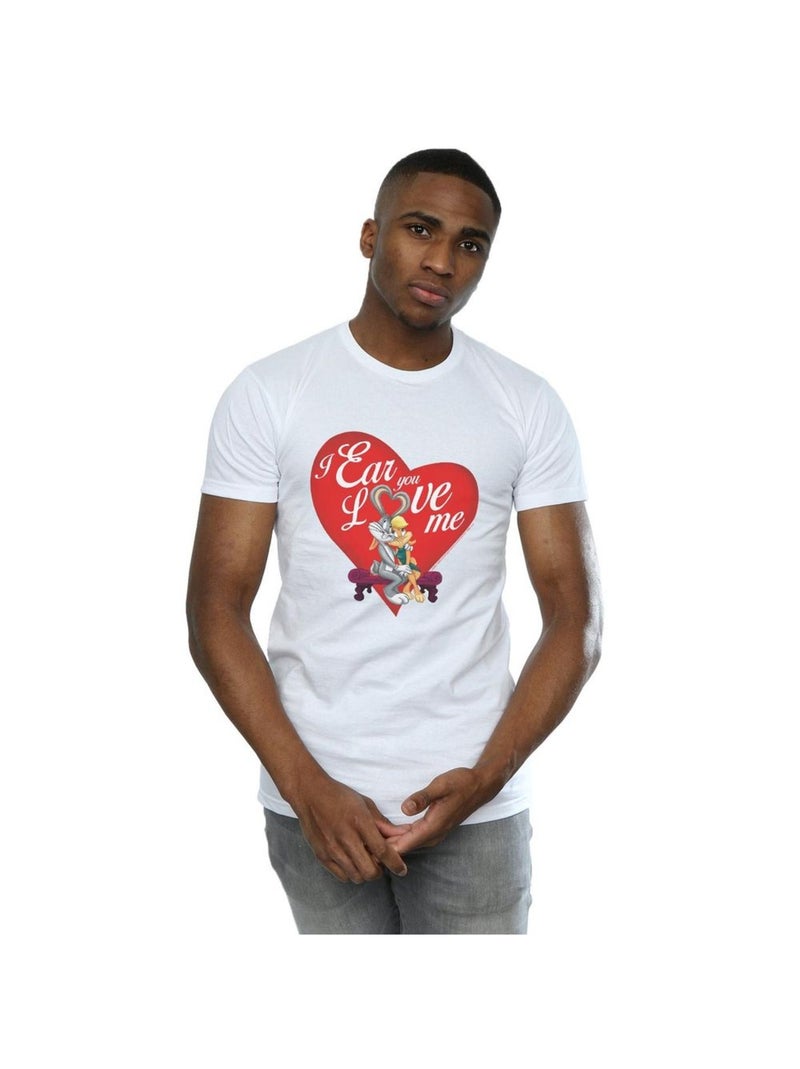 Looney Tunes - T-shirt VALENTINE'S DAY LOVE ME Blanc - Kiabi
