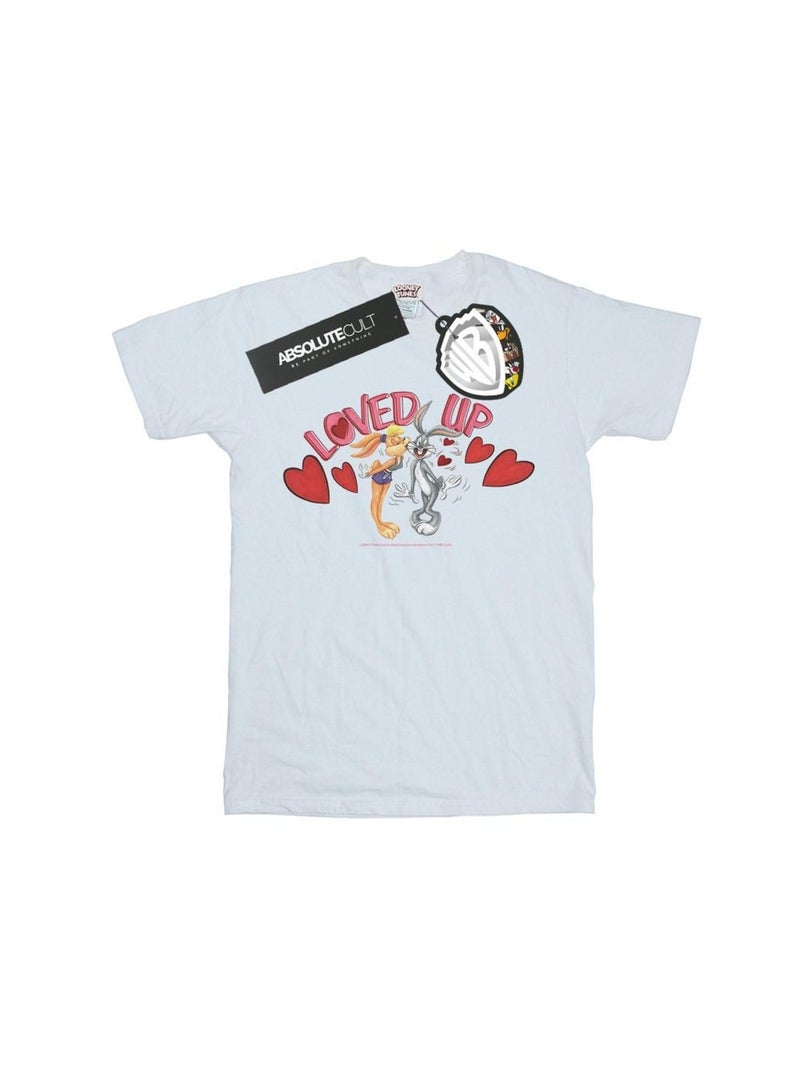 Looney Tunes - T-shirt VALENTINE'S DAY LOVED UP Blanc - Kiabi