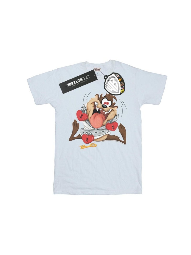Looney Tunes - T-shirt VALENTINE'S DAY MADLY IN LOVE Blanc - Kiabi