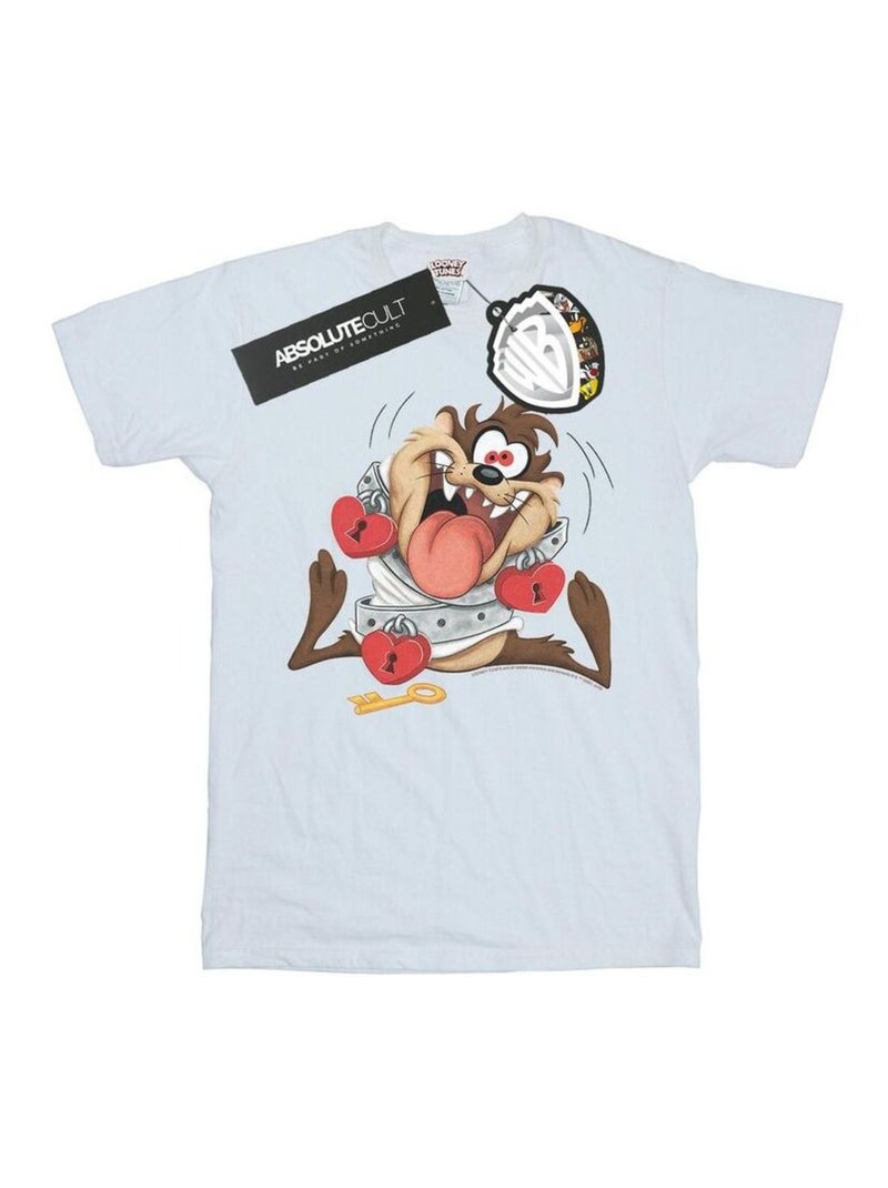 Looney Tunes - T-shirt VALENTINE'S DAY MADLY IN LOVE Blanc - Kiabi
