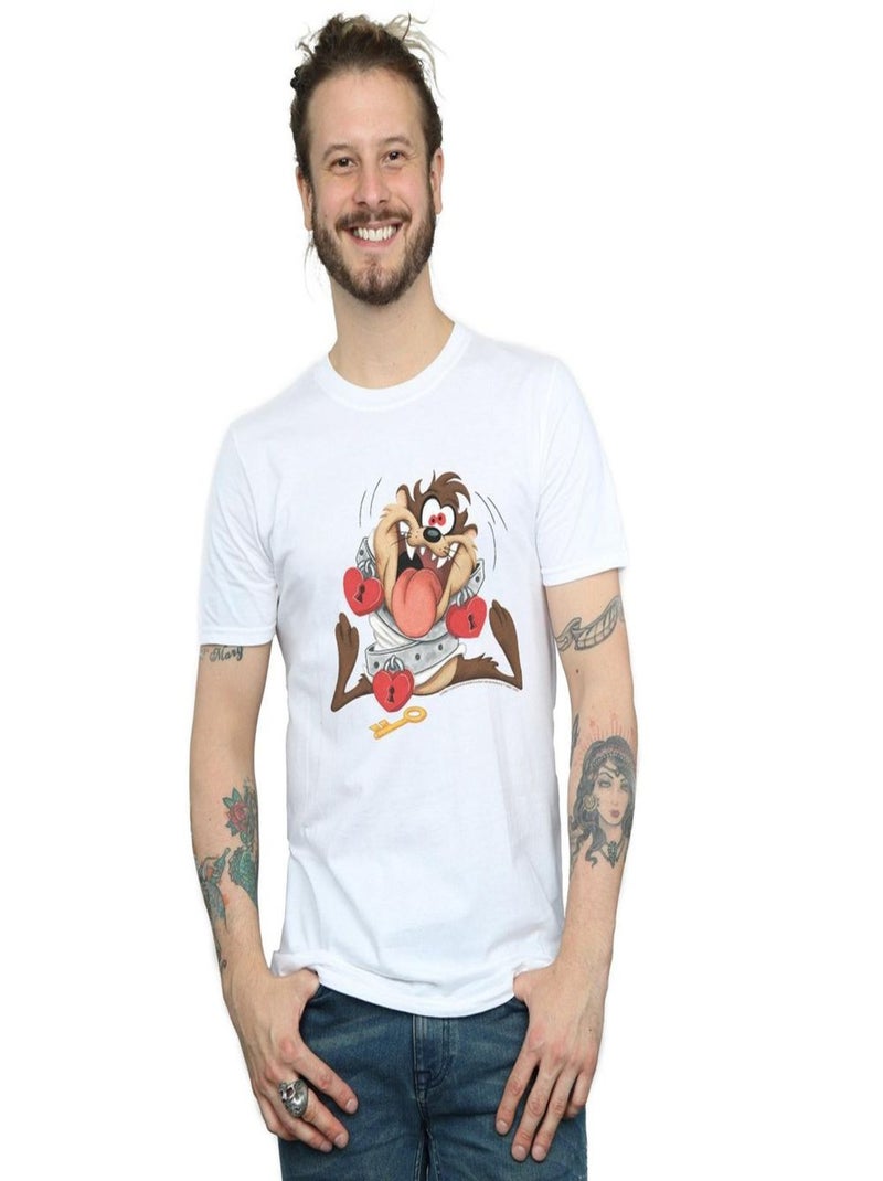 Looney Tunes - T-shirt VALENTINE'S DAY MADLY IN LOVE Blanc - Kiabi