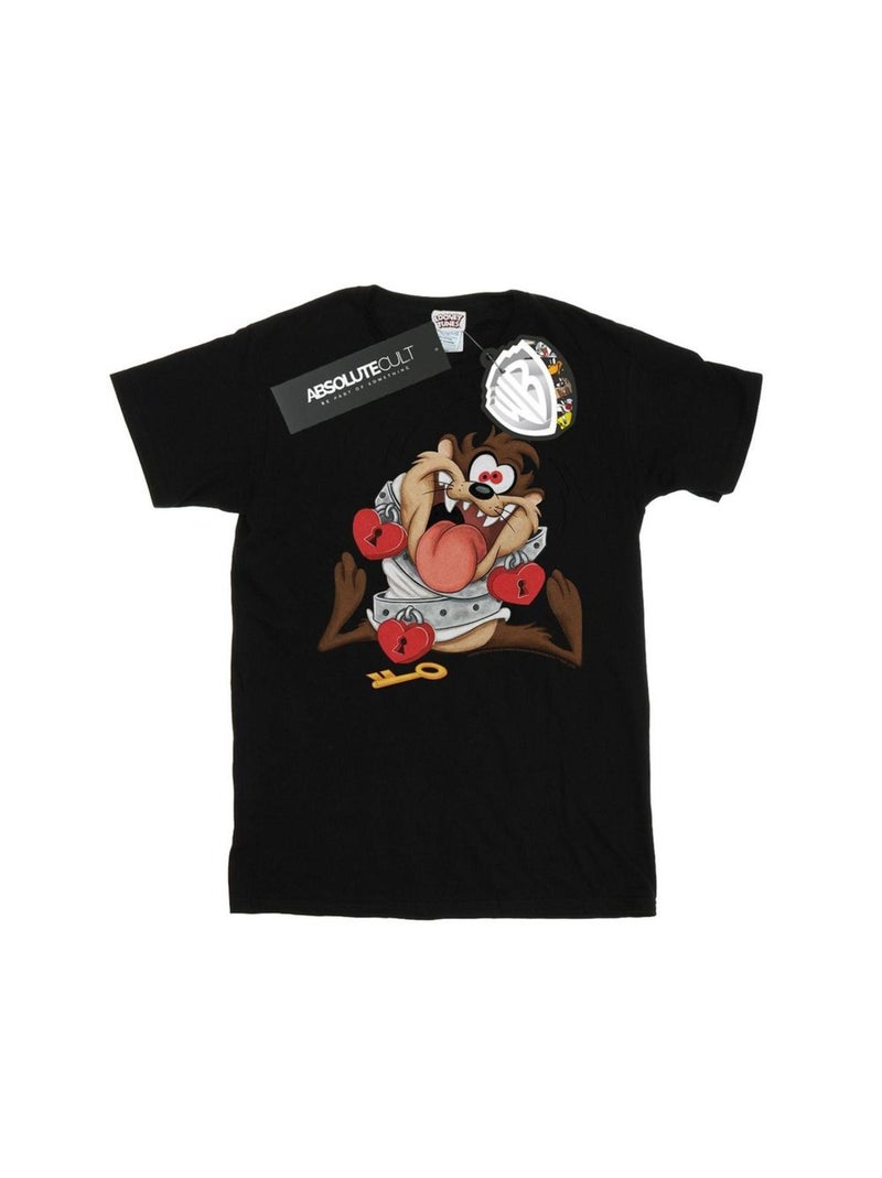 Looney Tunes - T-shirt VALENTINE'S DAY MADLY IN LOVE Noir - Kiabi