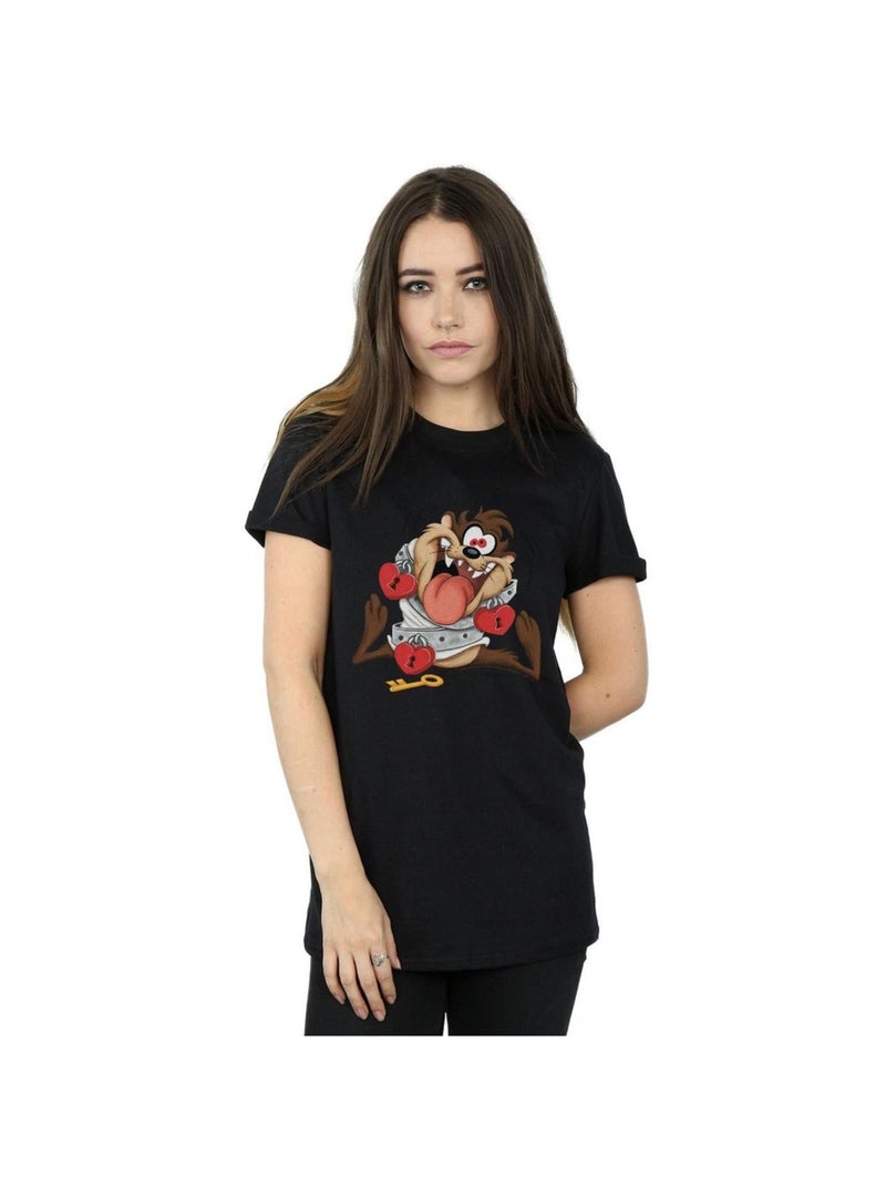 Looney Tunes - T-shirt VALENTINE'S DAY MADLY IN LOVE Noir - Kiabi