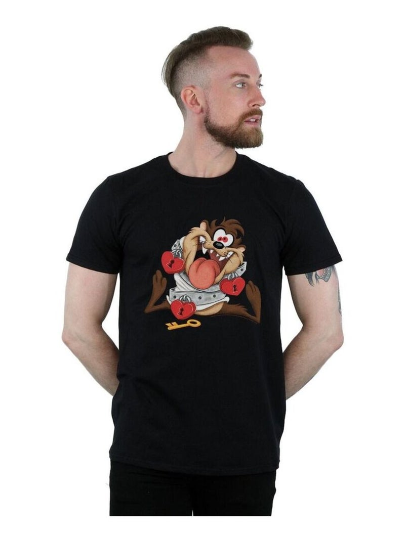 Looney Tunes - T-shirt VALENTINE'S DAY MADLY IN LOVE Noir - Kiabi