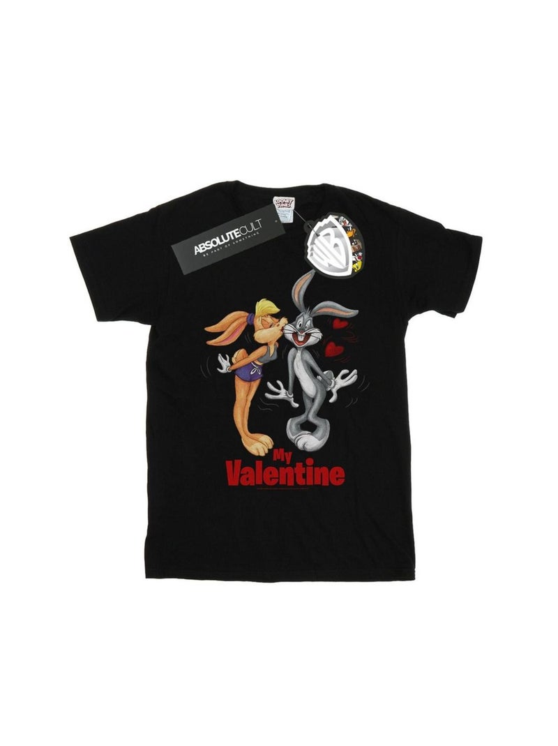 Looney Tunes - T-shirt VALENTINE'S DAY Noir - Kiabi